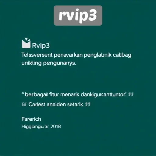 Pengalaman Pengguna di Rvip3 dan Testimoni Pengunjung